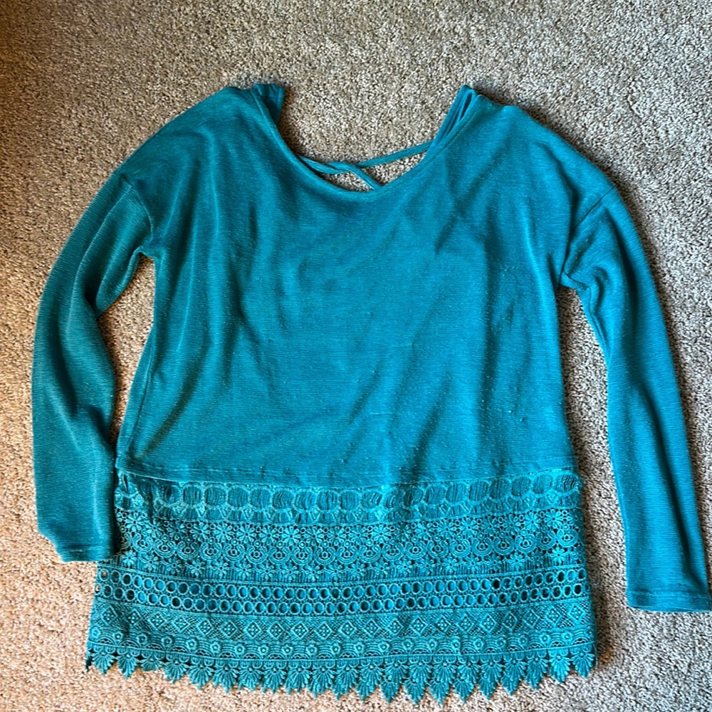 Next from Britain. Dark Teal blouse with tank